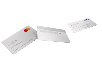 payment cards floating