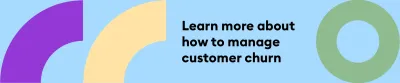 Customer churn management banner