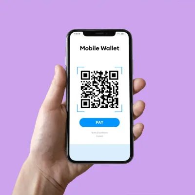 Hand mobile QR