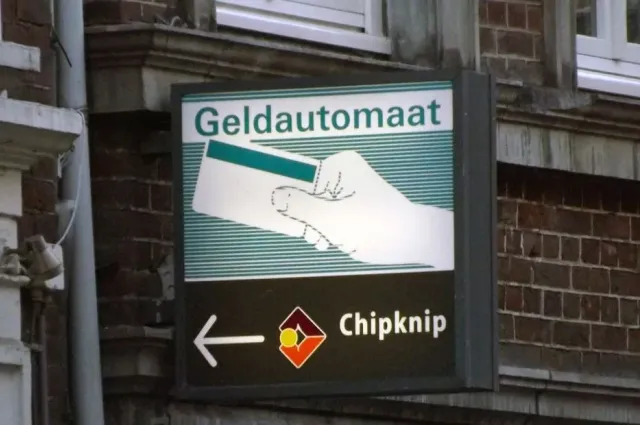 Chipknip geldautomaat